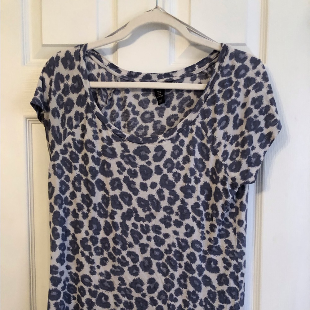 Animal print tee